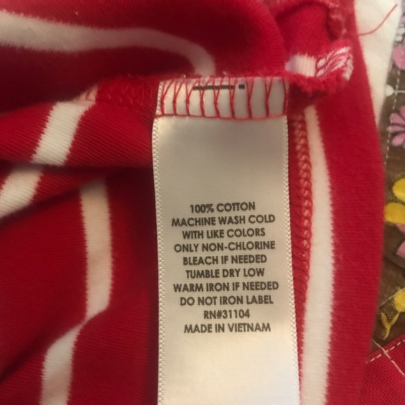 ❌Kim Rogers Sz.XL Red and white striped. EUC - Picture 3 of 4